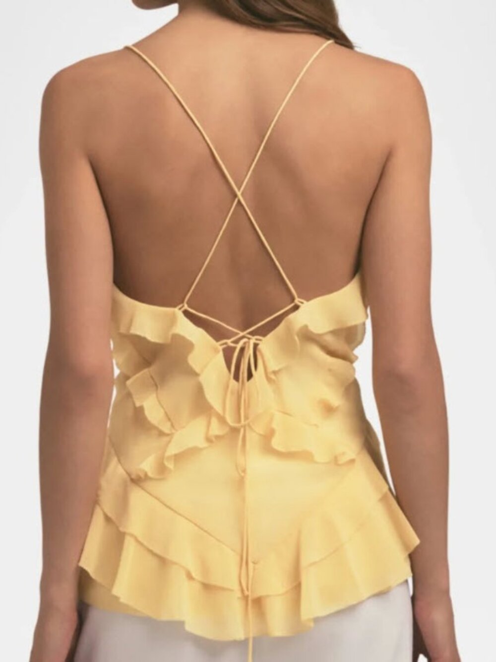 Favorite‎ Daughter The Who Me Camisole in Yellow | Size XL